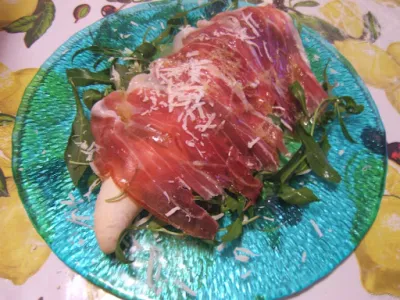 Tronchetto di pizza e crudo