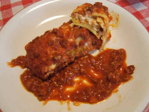 Crepes ripiene di tagliatelle