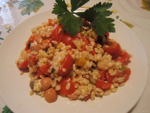 Germe di grano in insalata
