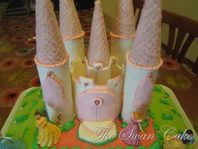 La torta castello delle principesse Disney