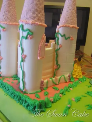 La torta castello delle principesse Disney