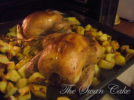 Pollo al forno con patate