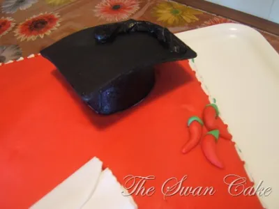 Torta di laurea in chimica industriale