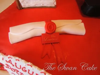 Torta di laurea in chimica industriale