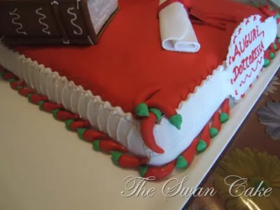 Torta di laurea in chimica industriale