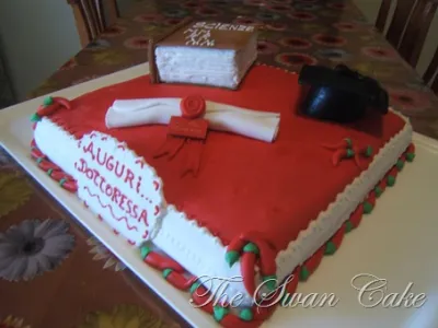 Torta di laurea in chimica industriale