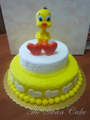 Tweety and Sylvester cake