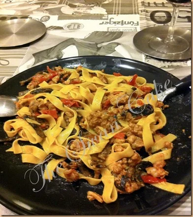 Tagliatelle…un pò angelo un pò diavolo!!!!!