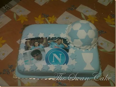 Calcio Napoli cake